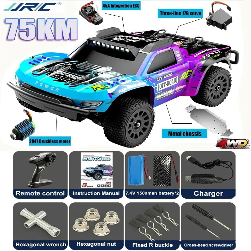 Скорость и страсть JJRC Q130C Бесщеточный профессиональный высокоскоростной гоночный альпинистский внедорожный полноприводный автомобиль с дистанционным управлением
Скорость и страсть JJRC Q130C Бесщеточный профессиональный высокоскоростной гоночный альпинистский внедорожный полноприводный автомобиль с дистанционным управлением