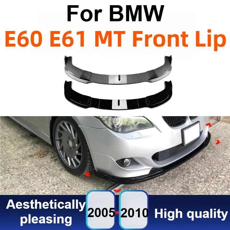 For BMW 5 Series E60 E61 M Sport 2005-2010 Front Bumper Lip Splitter Canards Corner Spoiler Body Kit ABS Modification Trim
For BMW 5 Series E60 E61 M Sport 2005-2010 Front Bumper Lip Splitter Canards Corner Spoiler Body Kit ABS Modification Trim