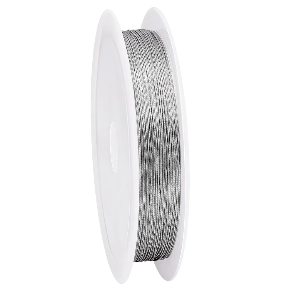 304 Stainless Steel Wires Round Stainless Steel Color 0.38mm 65.62 Feet(20m)/Roll
304 Stainless Steel Wires Round Stainless Steel Color 0.38mm 65.62 Feet(20m)/Roll