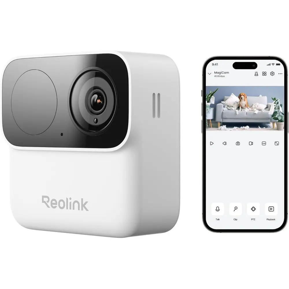 Wireless Outdoor 1080p Camera with Night Vision, AI Detection, Magnetic Mount, Dual-Band Wi-Fi, No Subscription, IP67, 9-Month B
Wireless Outdoor 1080p Camera with Night Vision, AI Detection, Magnetic Mount, Dual-Band Wi-Fi, No Subscription, IP67, 9-Month B