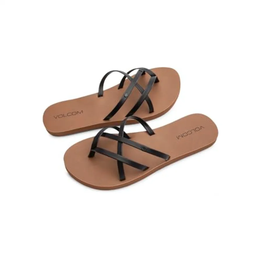 Volcom Women's New School Strappy Flip Flop Flat Slide Sandal
Volcom Women's New School Strappy Flip Flop Flat Slide Sandal