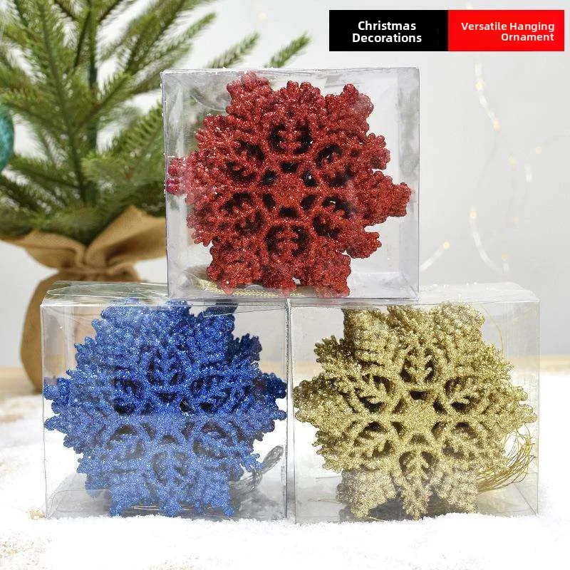 Christmas Decorative Plastic Glitter Snowflake Clips Hanging Ornaments for Christmas Tree Window Display Ceiling Decoration
Christmas Decorative Plastic Glitter Snowflake Clips Hanging Ornaments for Christmas Tree Window Display Ceiling Decoration