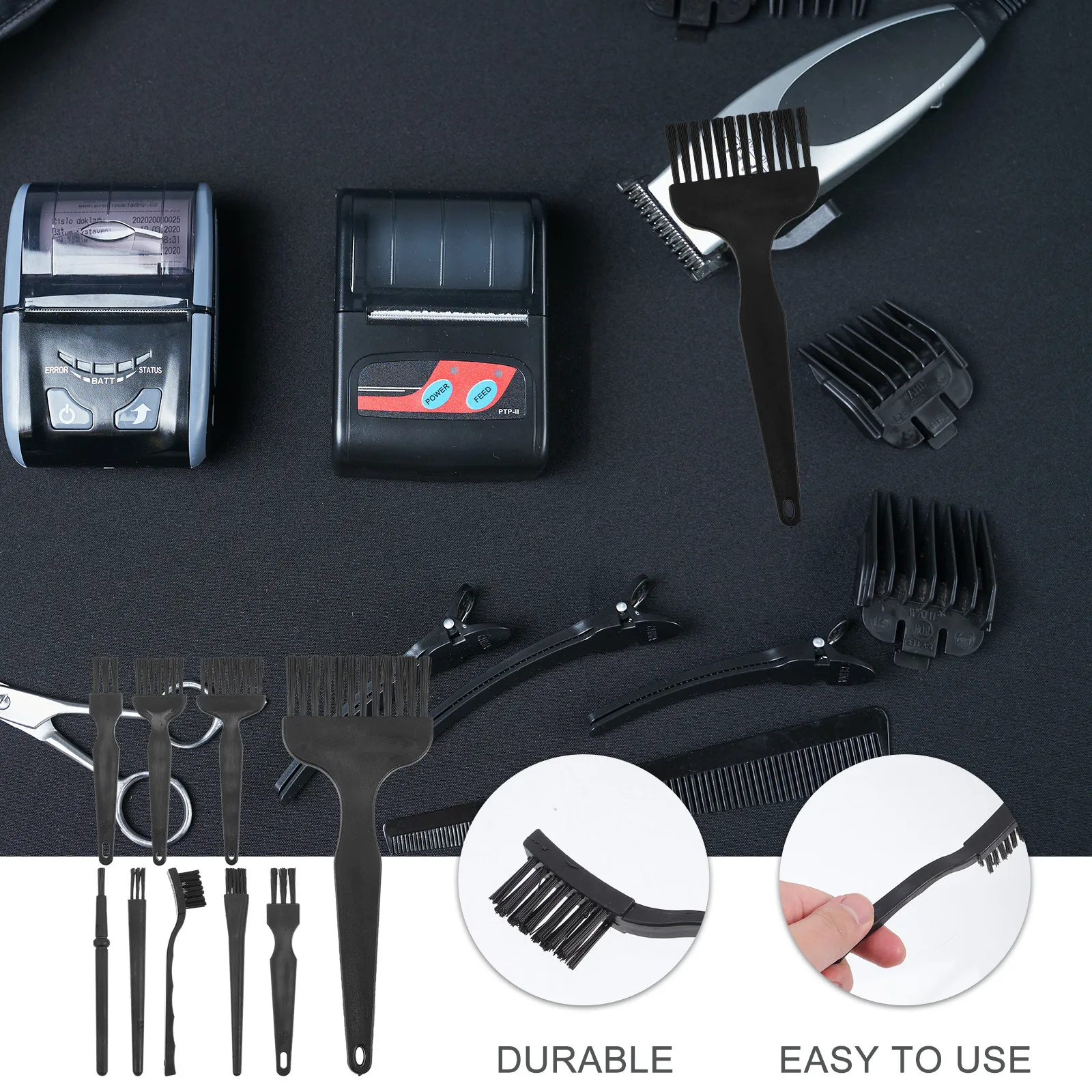 Набор для чистки бритв из 8 предметов: щетка, прочный полипропиленовый материал, нескользящая ручка, принадлежности для чистки электробритв и триммеров, для путешествий
Набор для чистки бритв из 8 предметов: щетка, прочный полипропиленовый материал, нескользящая ручка, принадлежности для чистки электробритв и триммеров, для путешествий