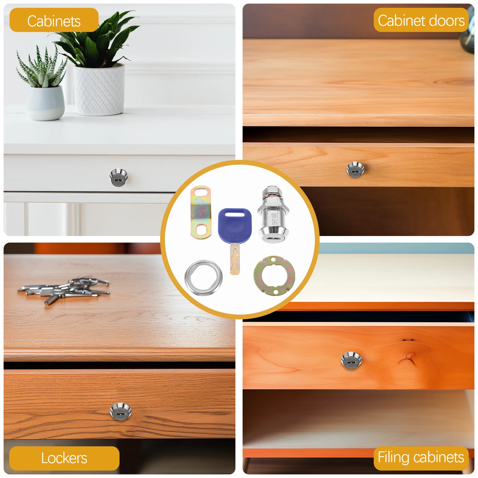 1Set File Cabinet Safety Lock Metal Keyed Cupboard Drawer Security Sturdy Material Cabinet Lock Drawer Locks Cupboard Locks
1Set File Cabinet Safety Lock Metal Keyed Cupboard Drawer Security Sturdy Material Cabinet Lock Drawer Locks Cupboard Locks