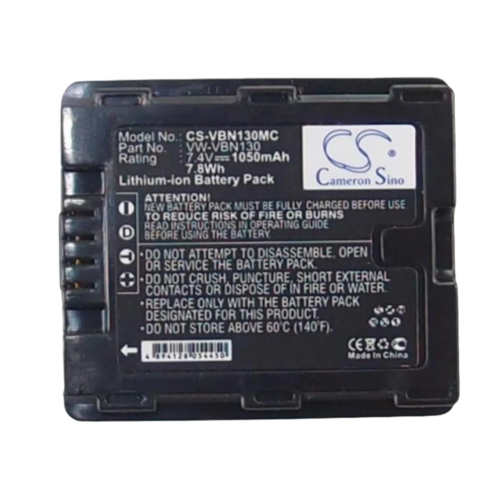 Li-ion Camera Battery for Panasonic,7.4v,1050mAh,HDC-SD900 HDC-SD800 HC-X800 HC-X920,VW-VBN130E VW-VBN130E-K
Li-ion Camera Battery for Panasonic,7.4v,1050mAh,HDC-SD900 HDC-SD800 HC-X800 HC-X920,VW-VBN130E VW-VBN130E-K