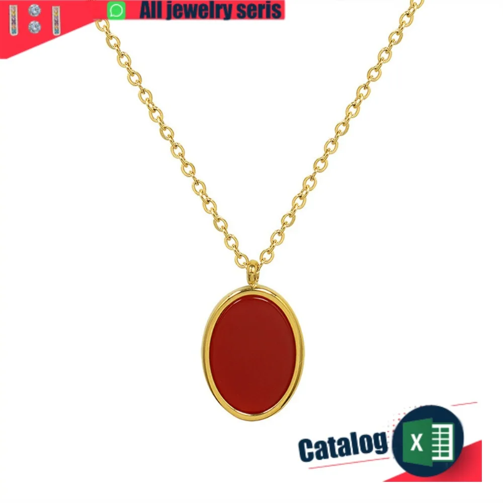 Red Acrylic Pendant Necklace Fashion 2025 Jewelry for Women
Red Acrylic Pendant Necklace Fashion 2025 Jewelry for Women