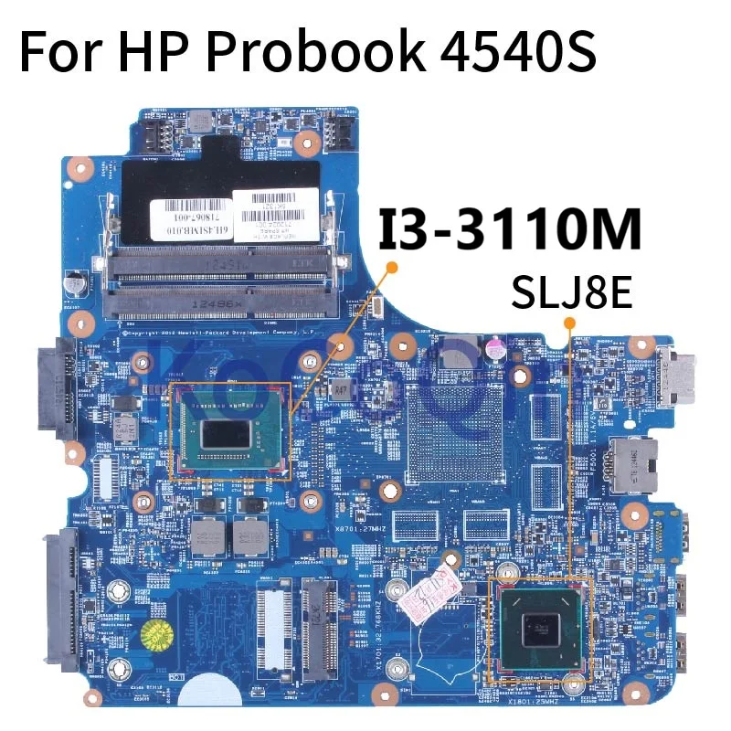 For HP Probook 4540S Notebook Mainboard SR0N2 I3-3110M 712921-001 718066-001 SLJ8E DDR3 Laptop Motherboard
For HP Probook 4540S Notebook Mainboard SR0N2 I3-3110M 712921-001 718066-001 SLJ8E DDR3 Laptop Motherboard