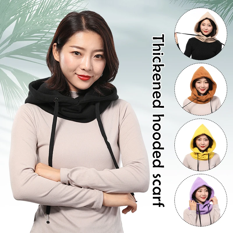 Thin/Thicken Cotton Balaclava Hood Scarf Casual Sports Fake Collar Hooded Cap Fall Winter Neck Warm Unisex Beanies Streetwear
Thin/Thicken Cotton Balaclava Hood Scarf Casual Sports Fake Collar Hooded Cap Fall Winter Neck Warm Unisex Beanies Streetwear