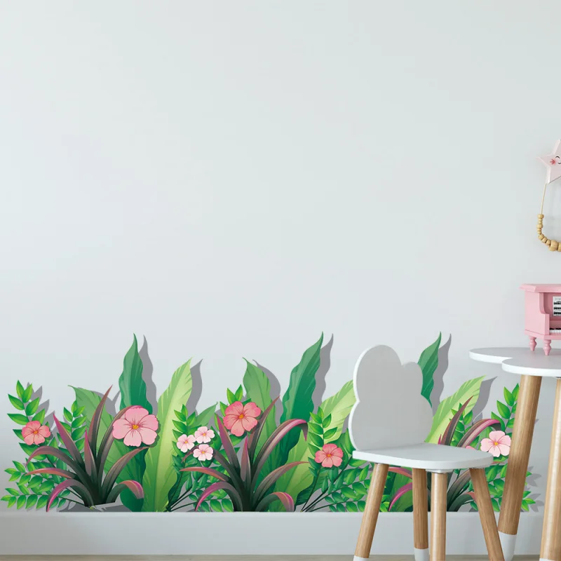 Flower Plant Kindergarten Wall Decor, Bedroom Living Room Background Semi-Transparent Sticker, Indoor Greenery Wallpaper
Flower Plant Kindergarten Wall Decor, Bedroom Living Room Background Semi-Transparent Sticker, Indoor Greenery Wallpaper