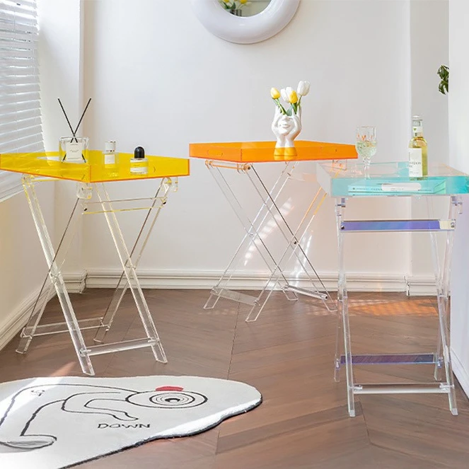 Acrylic Folding Small Coffee Table Ins Style Simple Transparent Light Luxury Sofa Corner Table Bedside Small Table coffee tables
Acrylic Folding Small Coffee Table Ins Style Simple Transparent Light Luxury Sofa Corner Table Bedside Small Table coffee tables