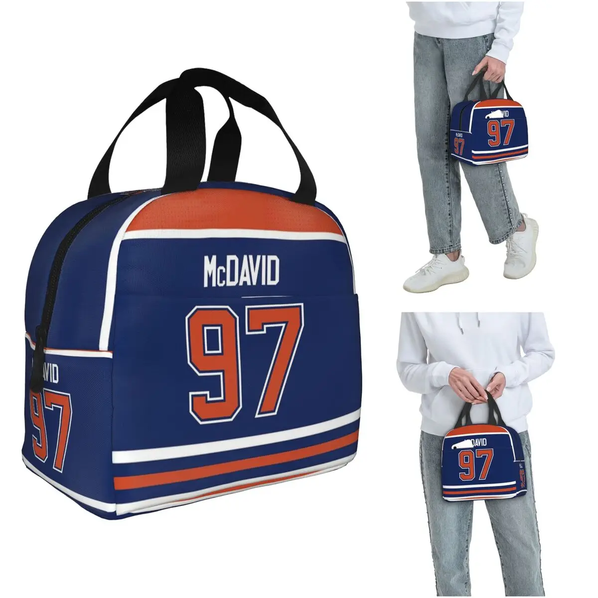 Термосумка для обедов Edmonton Oilers Connor McDavid Home Jersey, изолированная, для женщин и детей, для еды, термосумка-тоут
Термосумка для обедов Edmonton Oilers Connor McDavid Home Jersey, изолированная, для женщин и детей, для еды, термосумка-тоут