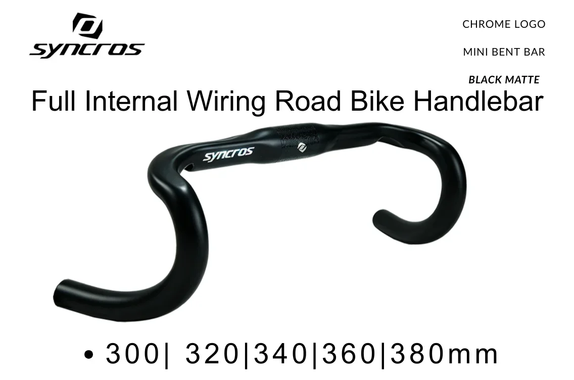 Syncros MINI ROAD Gravel HANDLEBAR Carbon 31.8mm Cockpit for Gravel 15° Flare 70/115mm Reach/Drop 300mm/320mm BLACK MATTE
Syncros MINI ROAD Gravel HANDLEBAR Carbon 31.8mm Cockpit for Gravel 15° Flare 70/115mm Reach/Drop 300mm/320mm BLACK MATTE