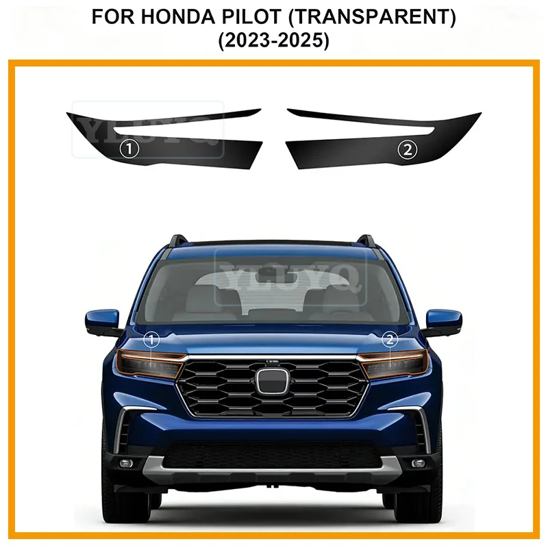 Car Headlight Rearview B C Pillar Protection Film for Honda Pilot 2023 2024 2025 TPU Pre-cut Anti-scratch Clear Smoked Sticker
Car Headlight Rearview B C Pillar Protection Film for Honda Pilot 2023 2024 2025 TPU Pre-cut Anti-scratch Clear Smoked Sticker