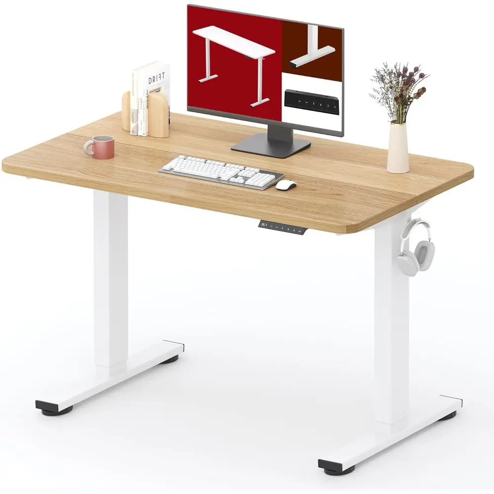 Height Adjustable Electric Standing Desk 40x24 Inches, Sit Stand Desk with Splice Board or Home Oice, Ergonomic Computer Worksta
Height Adjustable Electric Standing Desk 40x24 Inches, Sit Stand Desk with Splice Board or Home Oice, Ergonomic Computer Worksta