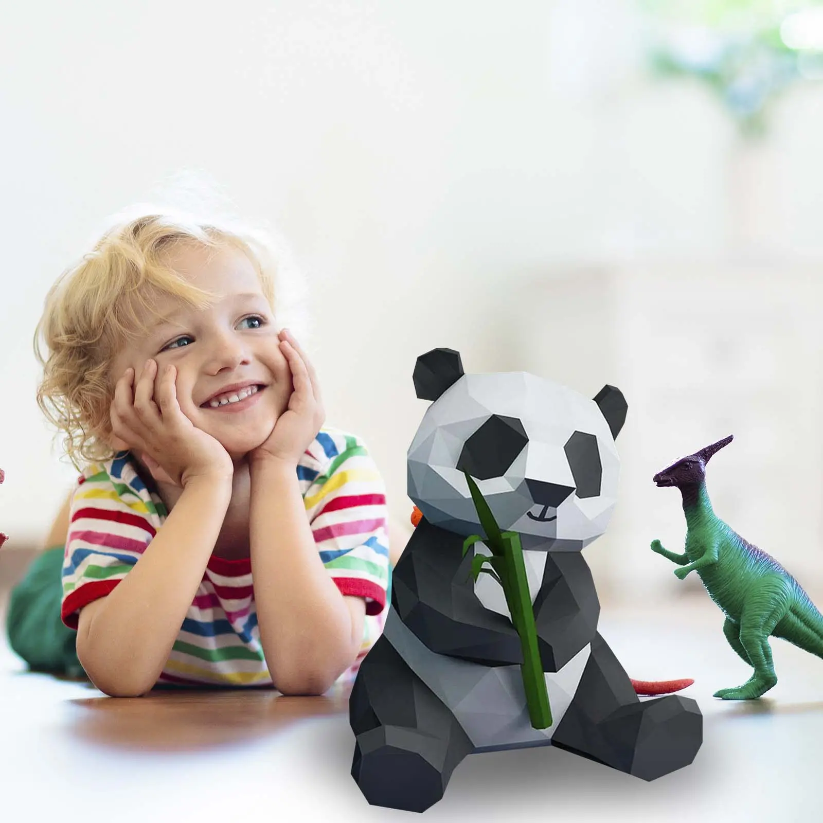 1Pcs Panda Bamboo 3D Paper Hand Molded Decoration DIY Geometric Origami Ornament Ideal for Festival Party Show Photo Decoration
1Pcs Panda Bamboo 3D Paper Hand Molded Decoration DIY Geometric Origami Ornament Ideal for Festival Party Show Photo Decoration
