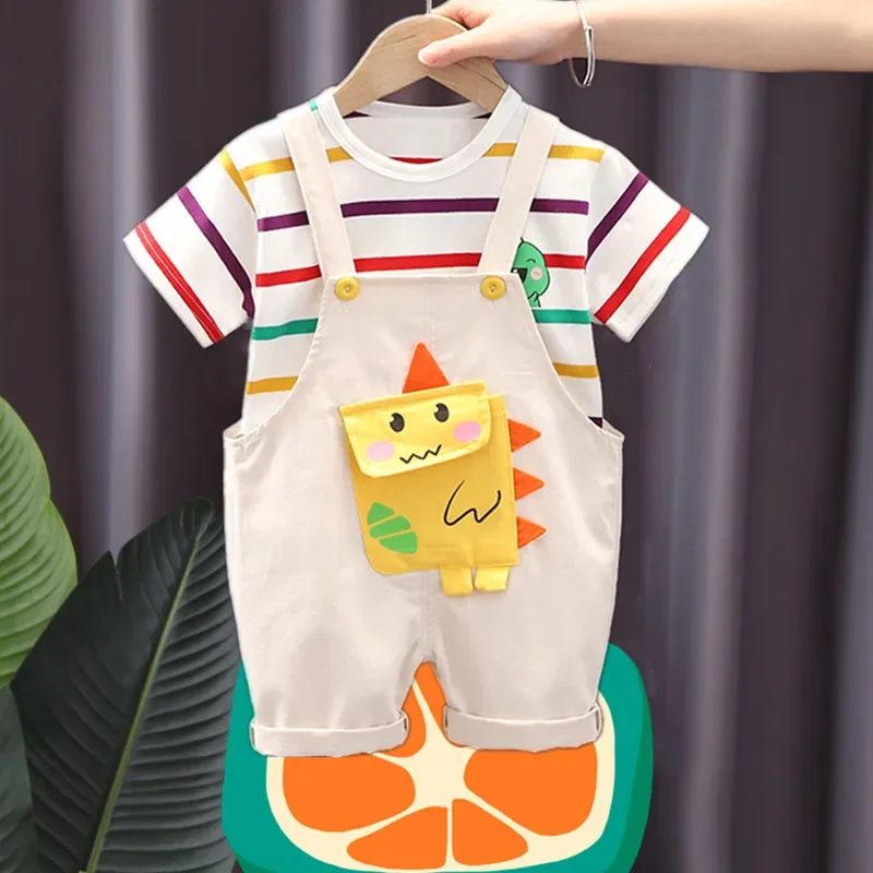 New Summer Baby Clothes Suit Children Short Sleeved T-Shirt Shorts 2Pcs/Sets Kids Boys Clothing Toddler Casual Cotton Costume
New Summer Baby Clothes Suit Children Short Sleeved T-Shirt Shorts 2Pcs/Sets Kids Boys Clothing Toddler Casual Cotton Costume