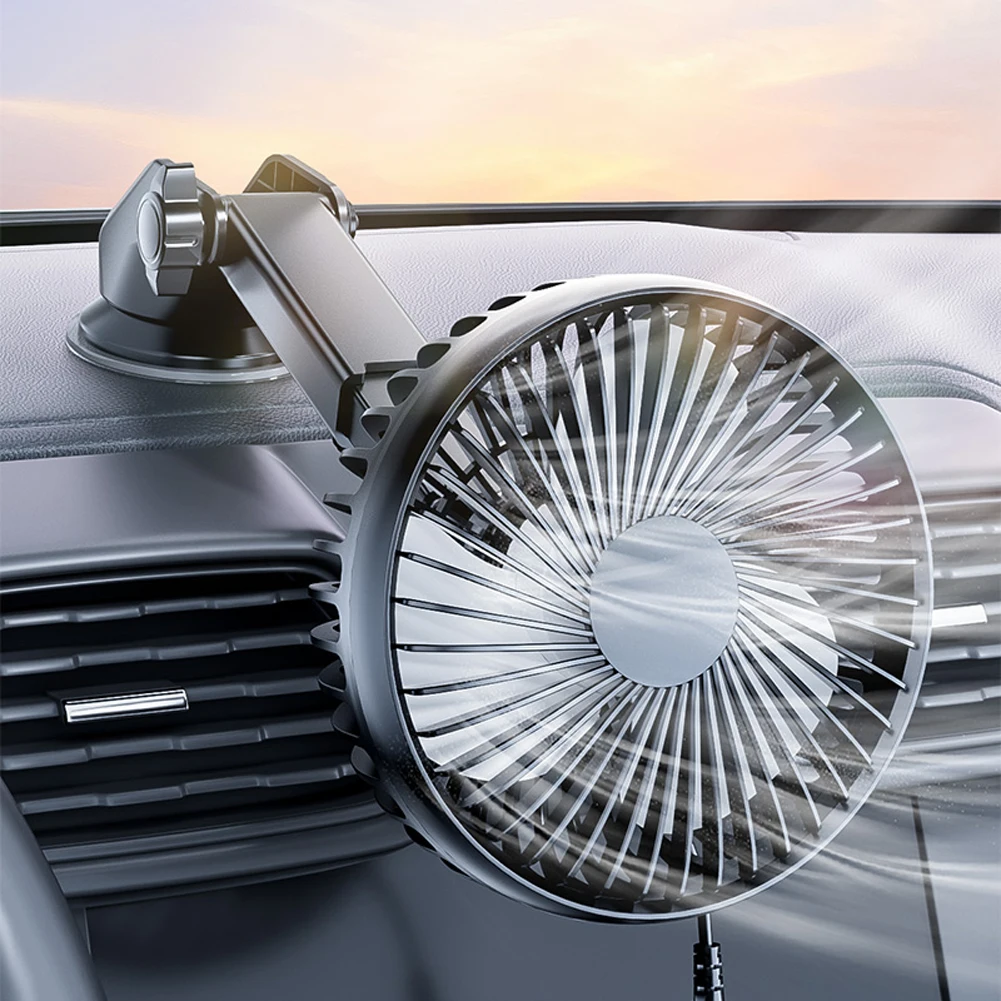 12V/24V Auto Cooler USB Suction Cup Car Dashboard Fan 360 Degree Adjustable Mini Car Fan 3 Speeds Auto Single Head Fan
12V/24V Auto Cooler USB Suction Cup Car Dashboard Fan 360 Degree Adjustable Mini Car Fan 3 Speeds Auto Single Head Fan