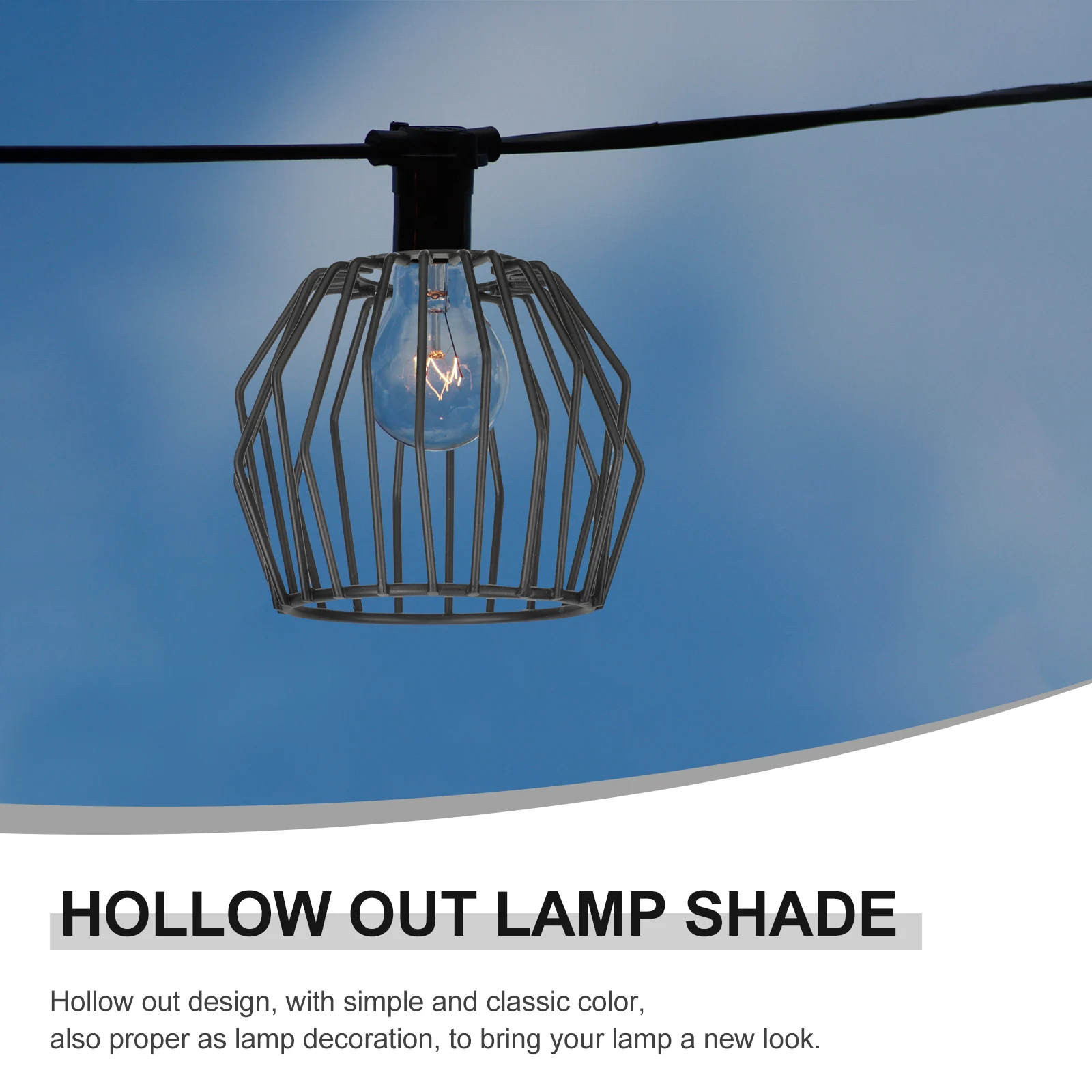 Wrought Iron Lampshade Black Metal Guard Hanging Ceiling Light Vintage Small Replacement Pendant Shade Lampshade Cover
Wrought Iron Lampshade Black Metal Guard Hanging Ceiling Light Vintage Small Replacement Pendant Shade Lampshade Cover