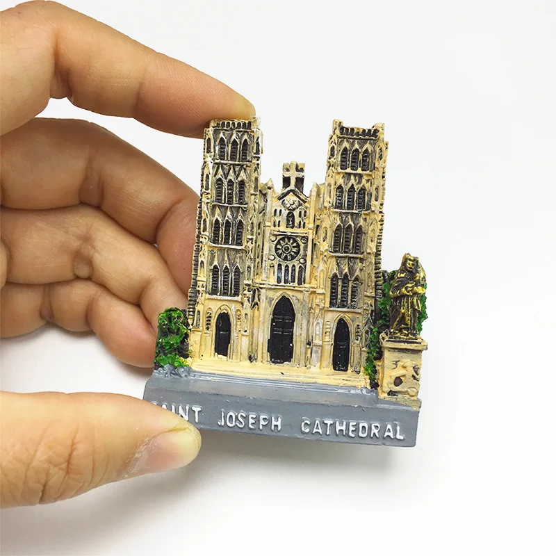 Hanoi, Vietnam Cathedral Landmark Scenery Fridge Magnet Tourist Souvenir 3D Home Decor Exquisite Ornament 
Hanoi, Vietnam Cathedral Landmark Scenery Fridge Magnet Tourist Souvenir 3D Home Decor Exquisite Ornament
