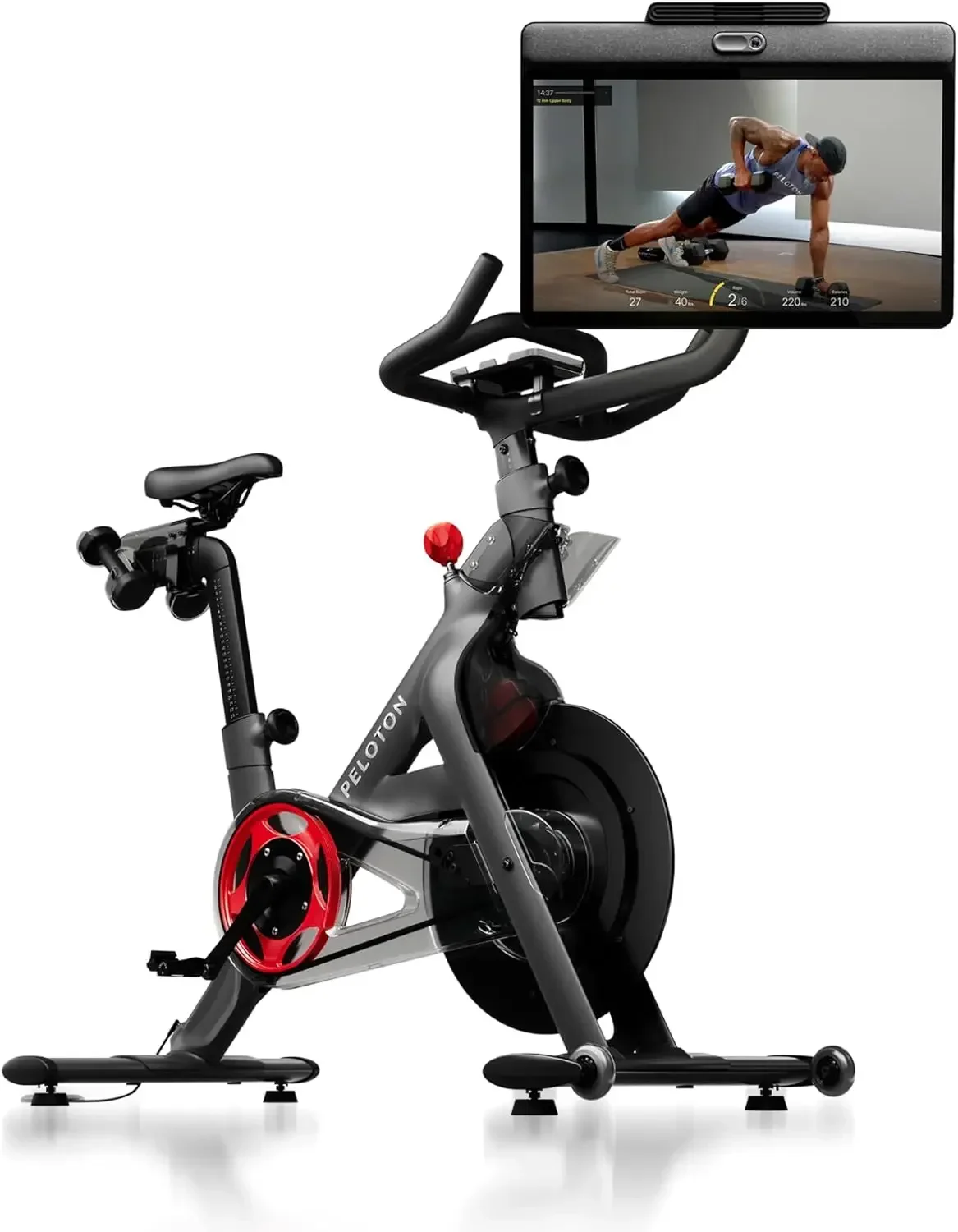 Indoor Peloton Exercise Cross Training Bike for Home Workouts with Adjustable Resistance and Comfortable Seat
Indoor Peloton Exercise Cross Training Bike for Home Workouts with Adjustable Resistance and Comfortable Seat