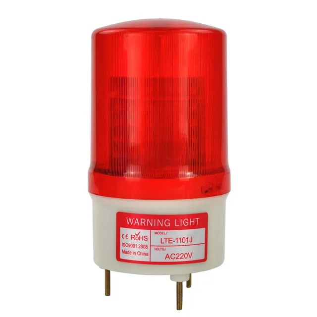 LTE-1101J Вращающаяся мигающая звуковая лампа Сигнализация 220 В Сигнальная сигнальная лампа
LTE-1101J Вращающаяся мигающая звуковая лампа Сигнализация 220 В Сигнальная сигнальная лампа