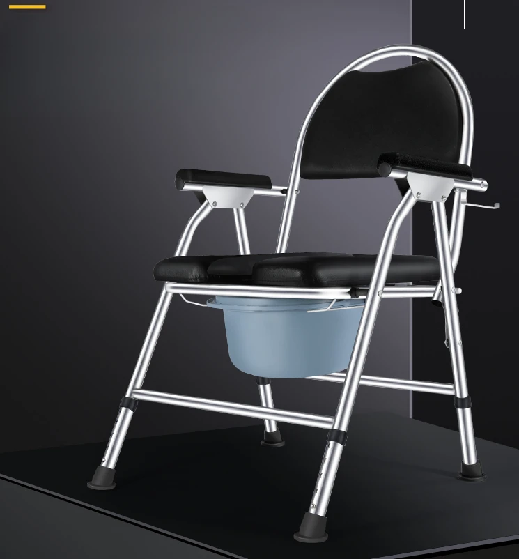 Old people's toilet chair household toilet chair folding portable mobile toilet sturdy stainless steel
Old people's toilet chair household toilet chair folding portable mobile toilet sturdy stainless steel