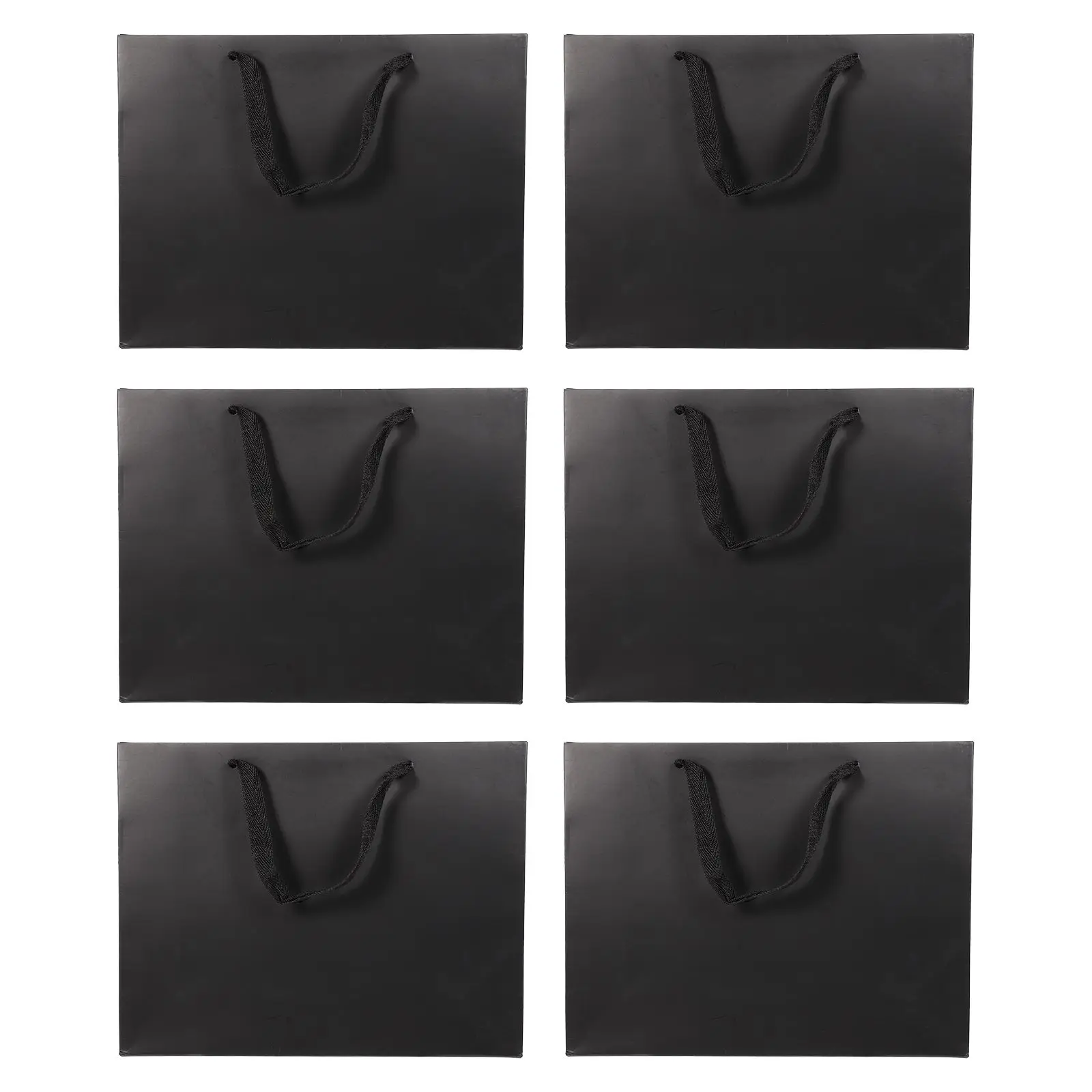 6pcs Black Gift Packaging Bags Paper Handle Party Favor Shopping Classic Design Candy Container Snacks Storage FoldableReusable
6pcs Black Gift Packaging Bags Paper Handle Party Favor Shopping Classic Design Candy Container Snacks Storage FoldableReusable