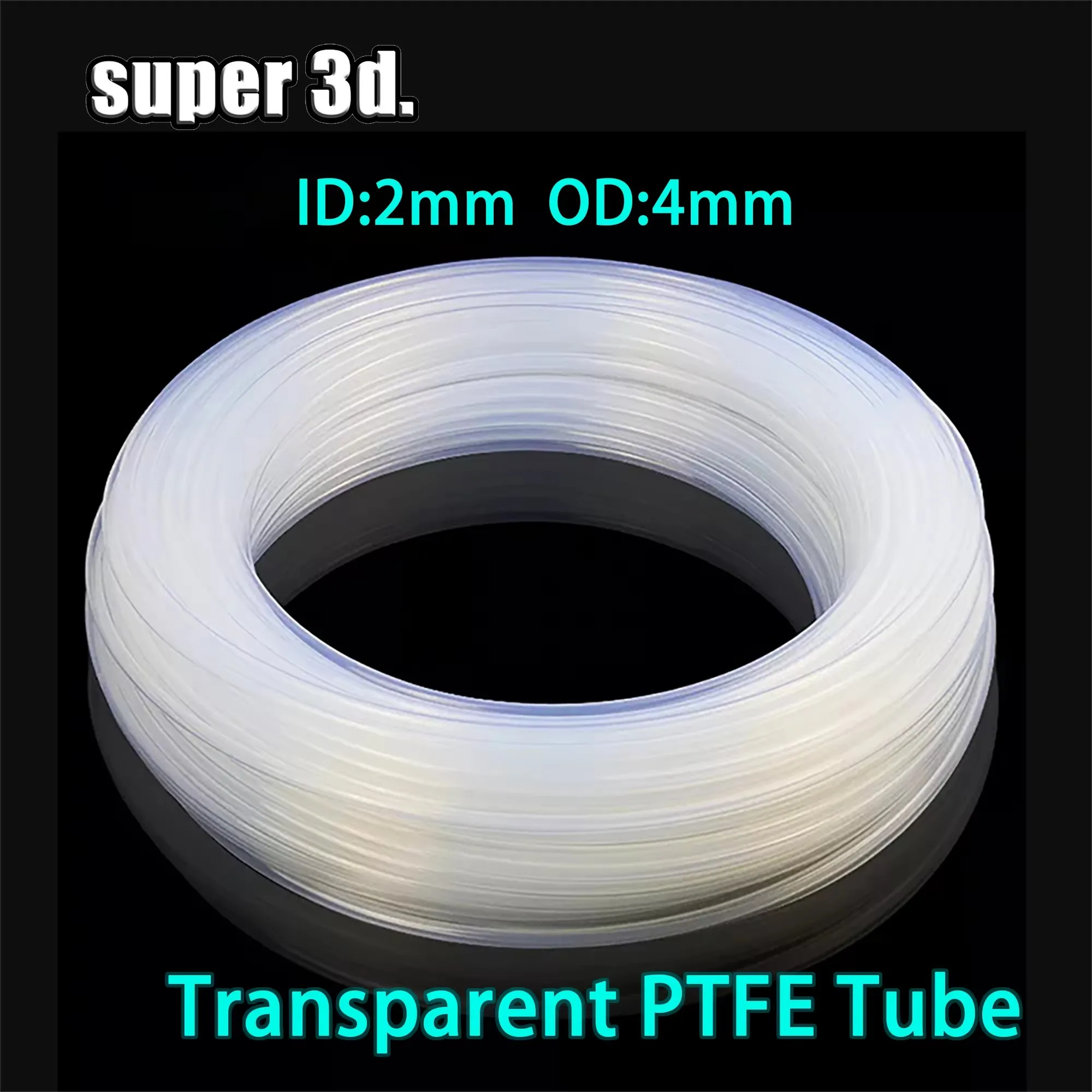 PTFE Tube 3D Printe Parts 1M/2m PTFE Tube Clear PiPe PFA 2x4mm For V5/V6 1.75mm Bowden Extruder J-head Hotend 3D Printe Parts
PTFE Tube 3D Printe Parts 1M/2m PTFE Tube Clear PiPe PFA 2x4mm For V5/V6 1.75mm Bowden Extruder J-head Hotend 3D Printe Parts