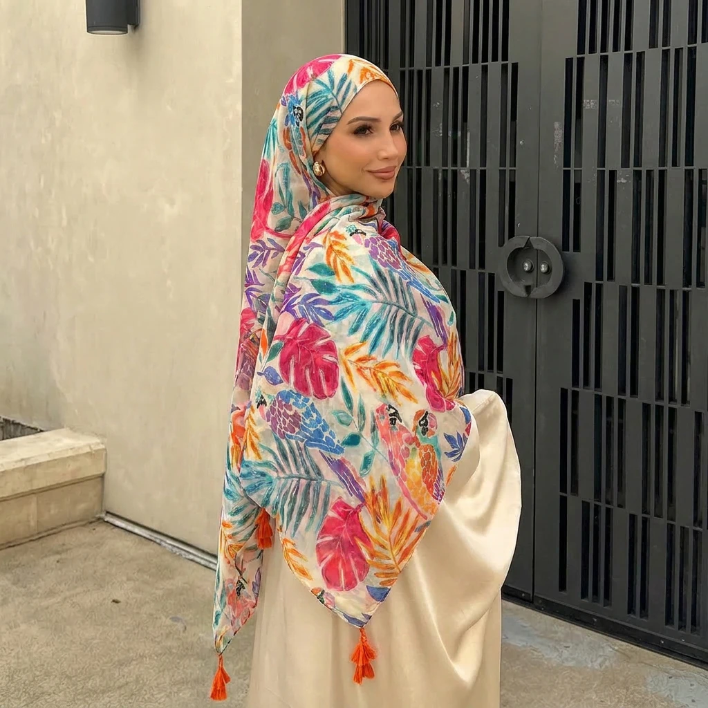 New Designer Brand Women Scarf Paisley Print Lady Shawls Cotton Feeling Soft Oversize Hijabs Neck Headband Tassel Foulard
New Designer Brand Women Scarf Paisley Print Lady Shawls Cotton Feeling Soft Oversize Hijabs Neck Headband Tassel Foulard