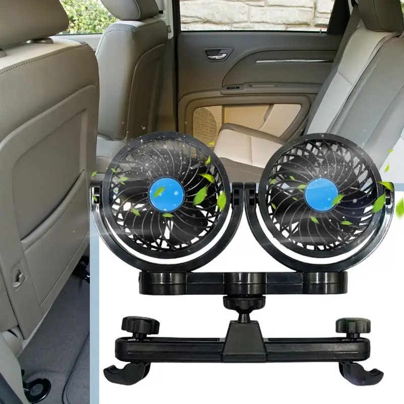 Car Seat Cooling Fan Car USB Fan Duals Head Cooling Air Fan Degree Adjustable Auto Headrest Ventilation Fan For Rear Seat Cooler
Car Seat Cooling Fan Car USB Fan Duals Head Cooling Air Fan Degree Adjustable Auto Headrest Ventilation Fan For Rear Seat Cooler