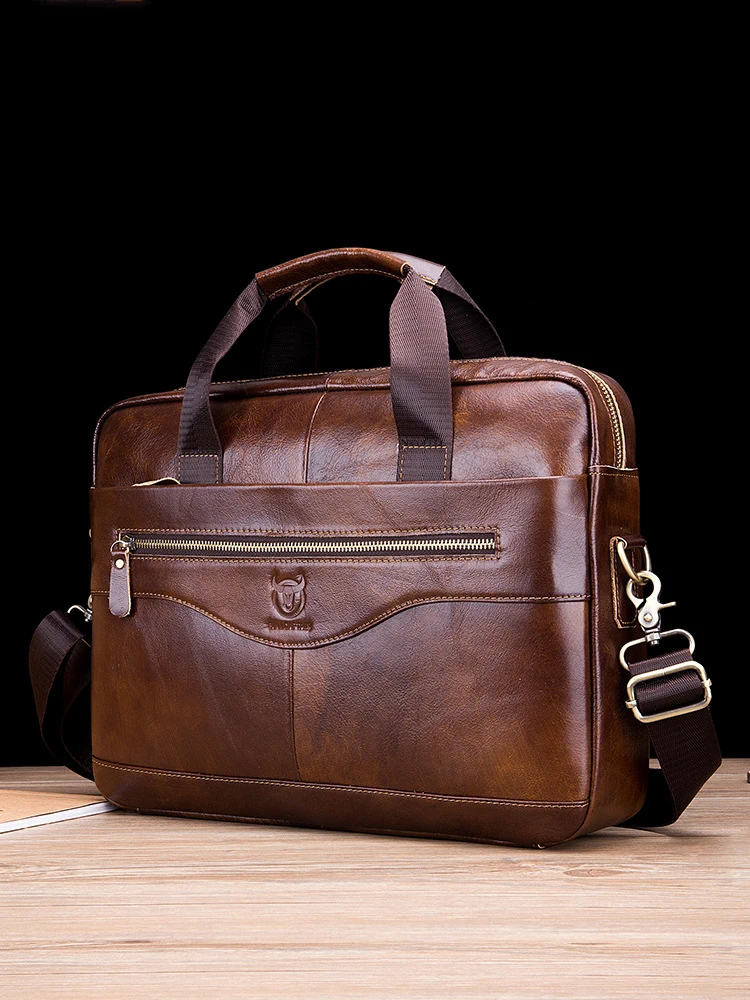 Men Briefcase Bag High Quality Office Business Genuine Leather Shoulder Messenger Bags Office Handbag 14-inch Laptop Bag's
Men Briefcase Bag High Quality Office Business Genuine Leather Shoulder Messenger Bags Office Handbag 14-inch Laptop Bag's