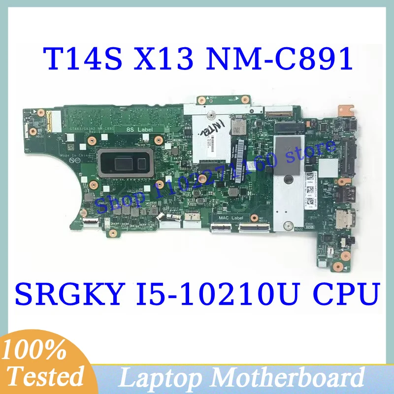 GT4A3/GX3A2 NM-C891 для Lenovo T14S X13, материнская плата с процессором SRGKY I5-10210U, материнская плата для ноутбука, 100% полностью протестирована, работает хорошо
GT4A3/GX3A2 NM-C891 для Lenovo T14S X13, материнская плата с процессором SRGKY I5-10210U, материнская плата для ноутбука, 100% полностью протестирована, работает хорошо