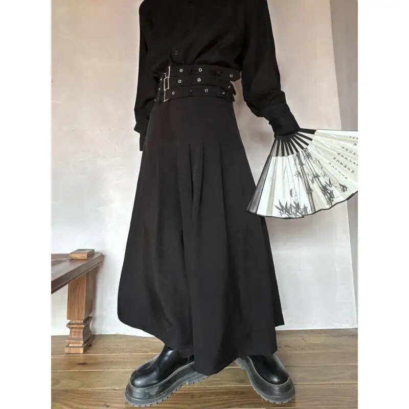 k Series Wide Leg Pants Skirt for Men Hanfu Sle Casual Faion Urban Look Bla ey White Colors Spring Summer Autumn
k Series Wide Leg Pants Skirt for Men Hanfu Sle Casual Faion Urban Look Bla ey White Colors Spring Summer Autumn