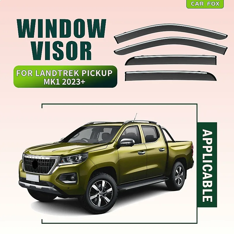 For PEUGEOT Landtrek 2023+ Car Window Visor Rain Sun Shade Side Deflector Awning Auto Accessories
For PEUGEOT Landtrek 2023+ Car Window Visor Rain Sun Shade Side Deflector Awning Auto Accessories
