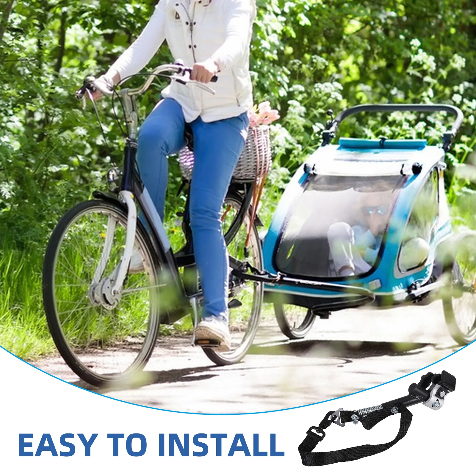 Connector Durable Hitch Steel Frame Bike Trailer Hitch Coupler Electric Bike Trailer Connector Bicycles Attachment
Connector Durable Hitch Steel Frame Bike Trailer Hitch Coupler Electric Bike Trailer Connector Bicycles Attachment