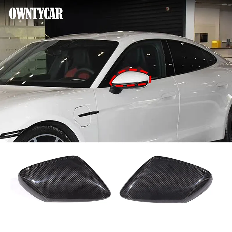 Настоящее углеродное волокно для Porsche Taycan 2019-2025, внешнее зеркало заднего вида, защитный чехол, внешние аксессуары для автомобиля
Настоящее углеродное волокно для Porsche Taycan 2019-2025, внешнее зеркало заднего вида, защитный чехол, внешние аксессуары для автомобиля