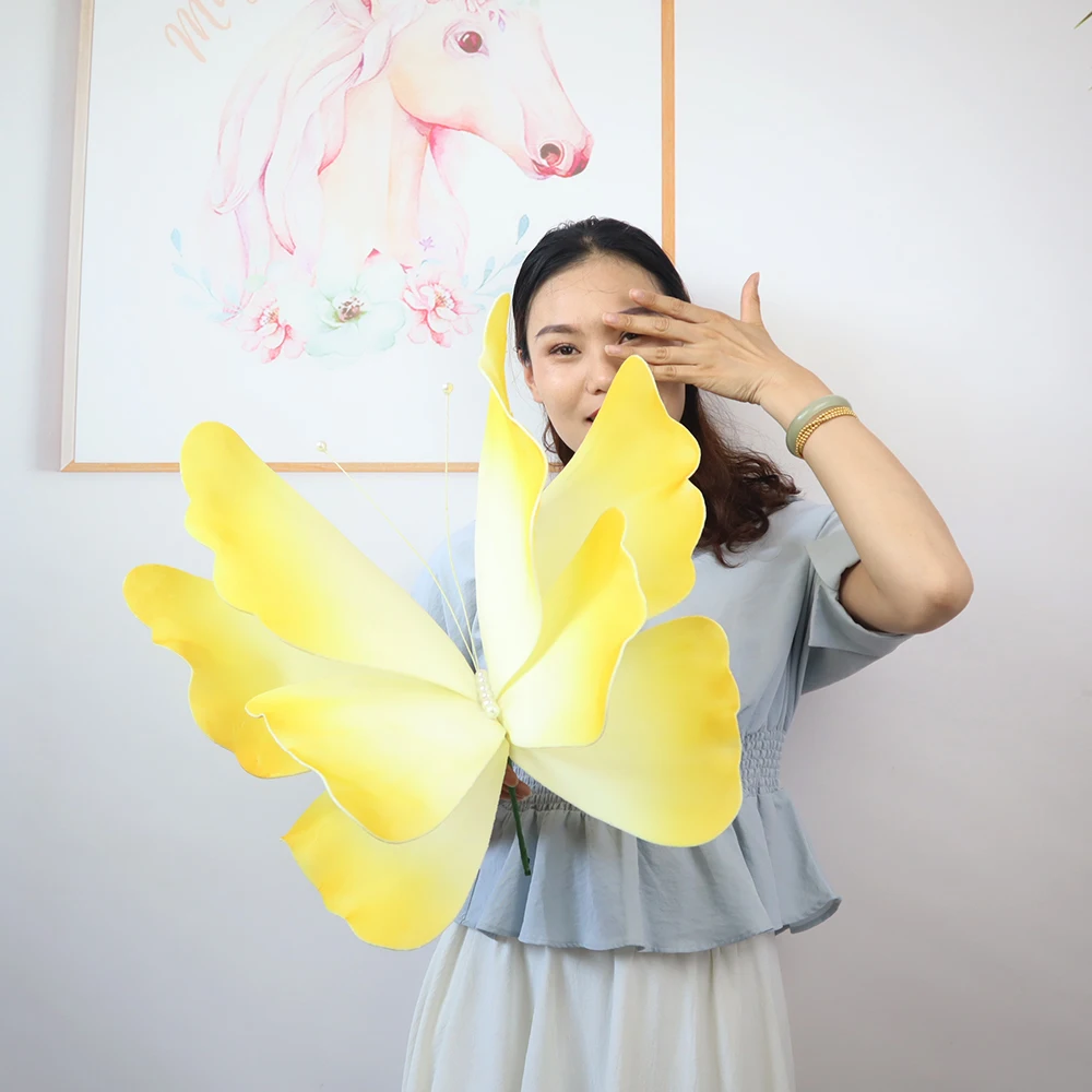 60cm Artificial Large PE Foam Gradient Butterfly Valentine's Day Room Decoration Wedding Supplies Three-dimensional Butterfly
60cm Artificial Large PE Foam Gradient Butterfly Valentine's Day Room Decoration Wedding Supplies Three-dimensional Butterfly