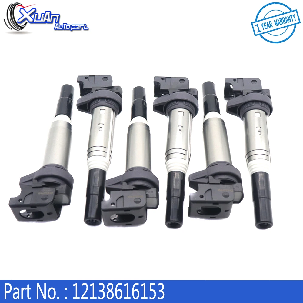 XUAN Car Ignition Coils 12138616153 For BMW X1 X2 X3 X4 X5 X6 Z3 Z4 Z8 328I 528I 528I 528XI 530I 740LI 12137594596 12138647689
XUAN Car Ignition Coils 12138616153 For BMW X1 X2 X3 X4 X5 X6 Z3 Z4 Z8 328I 528I 528I 528XI 530I 740LI 12137594596 12138647689