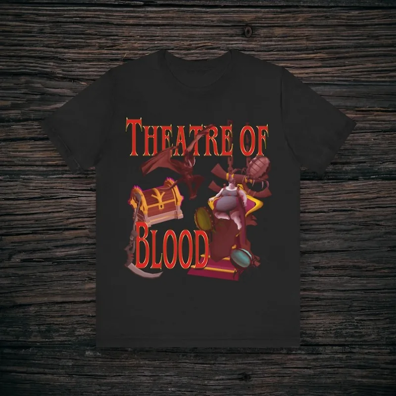 00013248#A-Theatre of Blood Runescape T-Shirt, OSRS Gift
00013248#A-Theatre of Blood Runescape T-Shirt, OSRS Gift