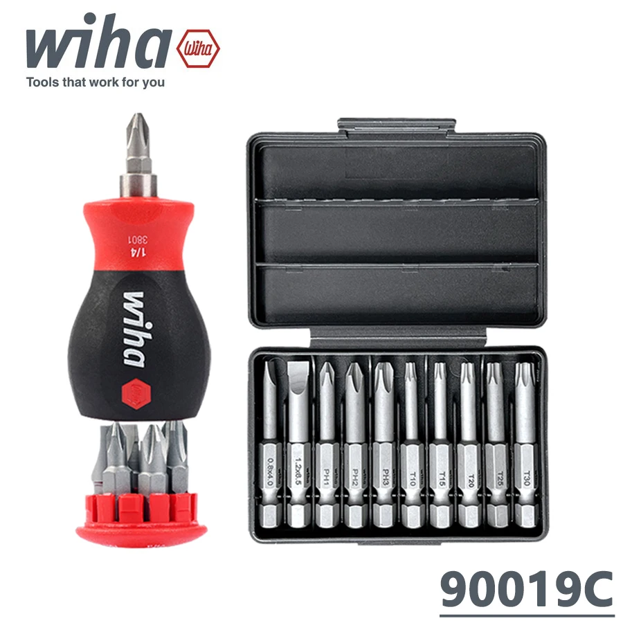 WIHA 90019C Набор отверток с коротким хвостовиком, 16 шт., со сменными магнитными битами, шлицевыми крестообразными и Torx, отвертками
WIHA 90019C Набор отверток с коротким хвостовиком, 16 шт., со сменными магнитными битами, шлицевыми крестообразными и Torx, отвертками
