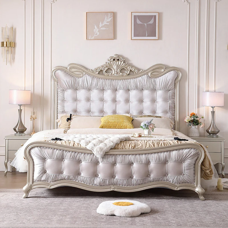Французская роскошная кровать с изысканной обивкой, двуспальная кровать размера King Size, прикроватные тумбочки, мебель для спальни, аксессуары для дома
Французская роскошная кровать с изысканной обивкой, двуспальная кровать размера King Size, прикроватные тумбочки, мебель для спальни, аксессуары для дома