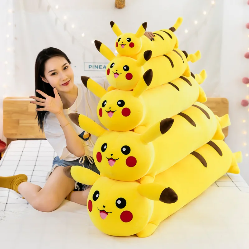 110cm Pokemon Plush Toys Pikachu Cute Anime Plush Animal Pillow Pikachu Crouching Soft Stuffed Doll Bags Toy for Girl Children
110cm Pokemon Plush Toys Pikachu Cute Anime Plush Animal Pillow Pikachu Crouching Soft Stuffed Doll Bags Toy for Girl Children