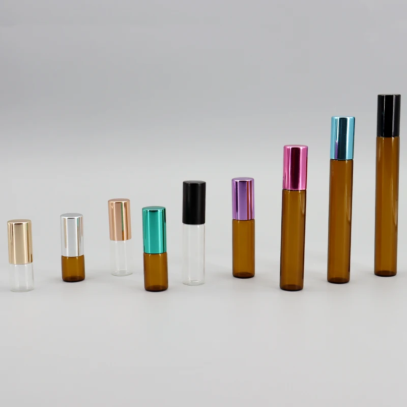 50 x 2ml 3ml 5ml 8ml 10ml 12ml Clear Amber mini Refillable glass roll-on perfume bottle 10cc Small Brwon Portable Roller Vials
50 x 2ml 3ml 5ml 8ml 10ml 12ml Clear Amber mini Refillable glass roll-on perfume bottle 10cc Small Brwon Portable Roller Vials