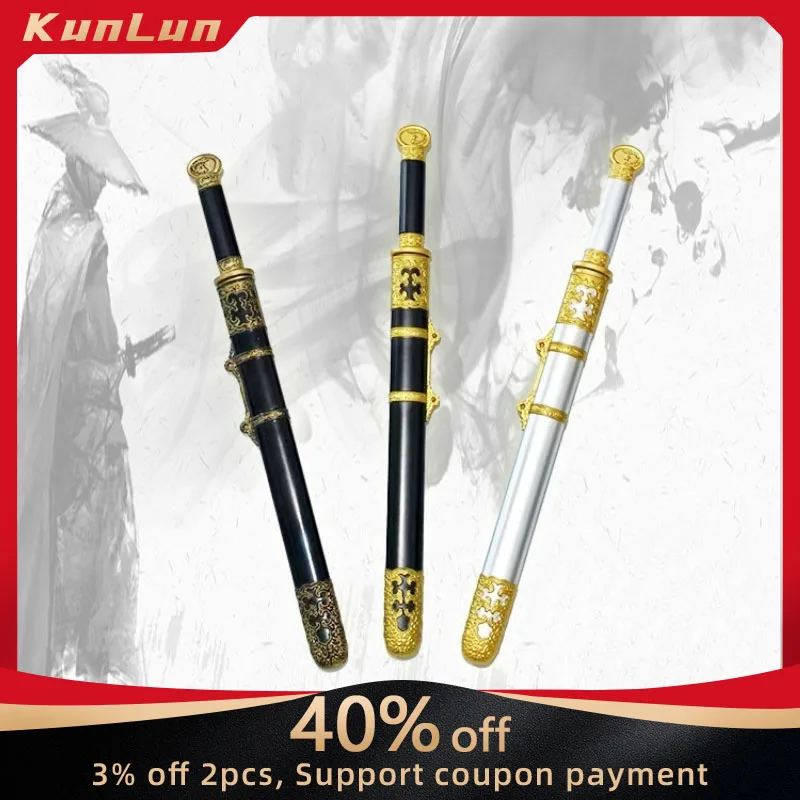 67 CM Ancient Tang Dynasty Sword with Scabbard Game Peripherals PU Weapons Model Collectible Desk Ornaments Creative Gifts Toy
67 CM Ancient Tang Dynasty Sword with Scabbard Game Peripherals PU Weapons Model Collectible Desk Ornaments Creative Gifts Toy