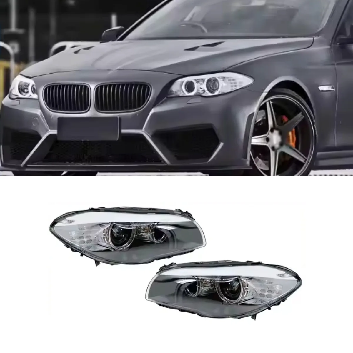 Car LED Front Headlights Front Headlight Assembly Kit Body Kit For BMW 5 Series F18 2011-2013 Car Accessories
Car LED Front Headlights Front Headlight Assembly Kit Body Kit For BMW 5 Series F18 2011-2013 Car Accessories