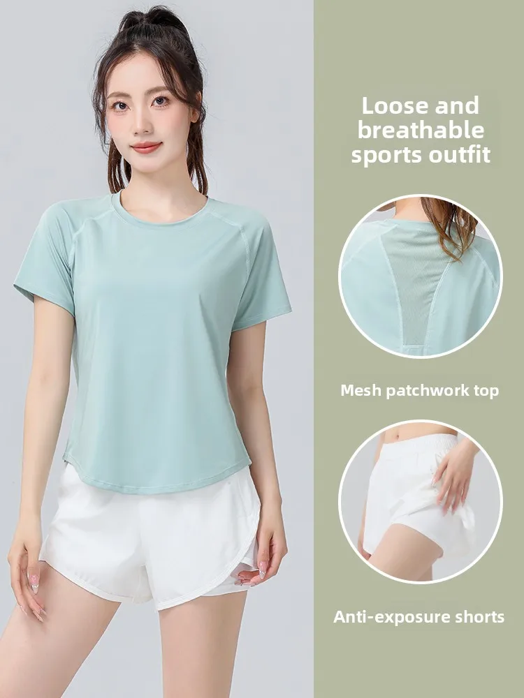 Women's Badminton Sports Kit Quick Dry Summer Gym Training Yoga Outdoor Morning Run Fashionable Three-piece Set Polyester Fiber
Women's Badminton Sports Kit Quick Dry Summer Gym Training Yoga Outdoor Morning Run Fashionable Three-piece Set Polyester Fiber