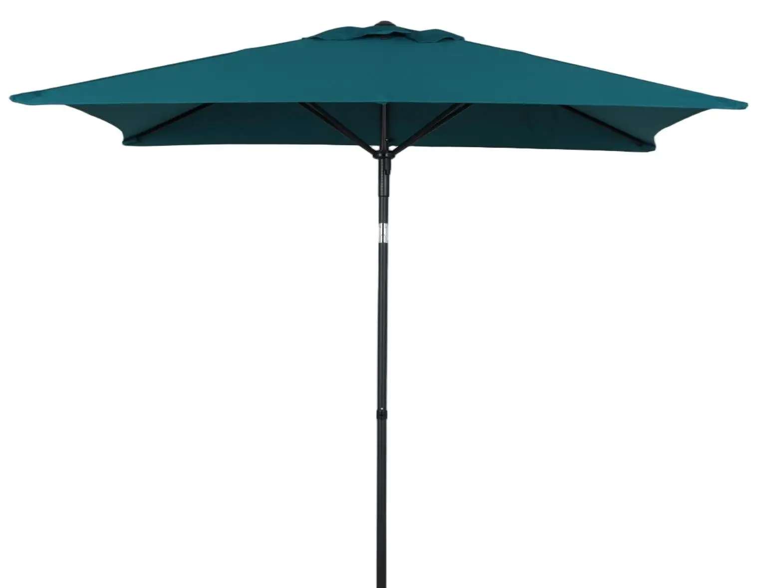 Outdoor 6 x 7.5' Rectangle Teal Market Patio Umbrella, Push-Up, 3-Angle Tilt
Outdoor 6 x 7.5' Rectangle Teal Market Patio Umbrella, Push-Up, 3-Angle Tilt