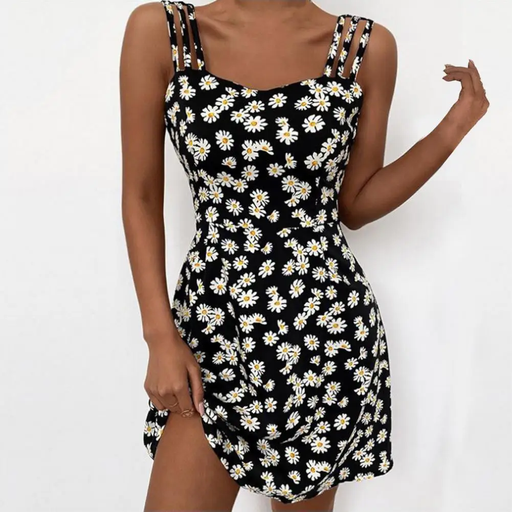 Women Summer Mini Dresses 2023 Vintage Floral Little DaisyPrint Boho Beach Dress Sexy Sleeveless Sling A Line Loose Dress
Women Summer Mini Dresses 2023 Vintage Floral Little DaisyPrint Boho Beach Dress Sexy Sleeveless Sling A Line Loose Dress