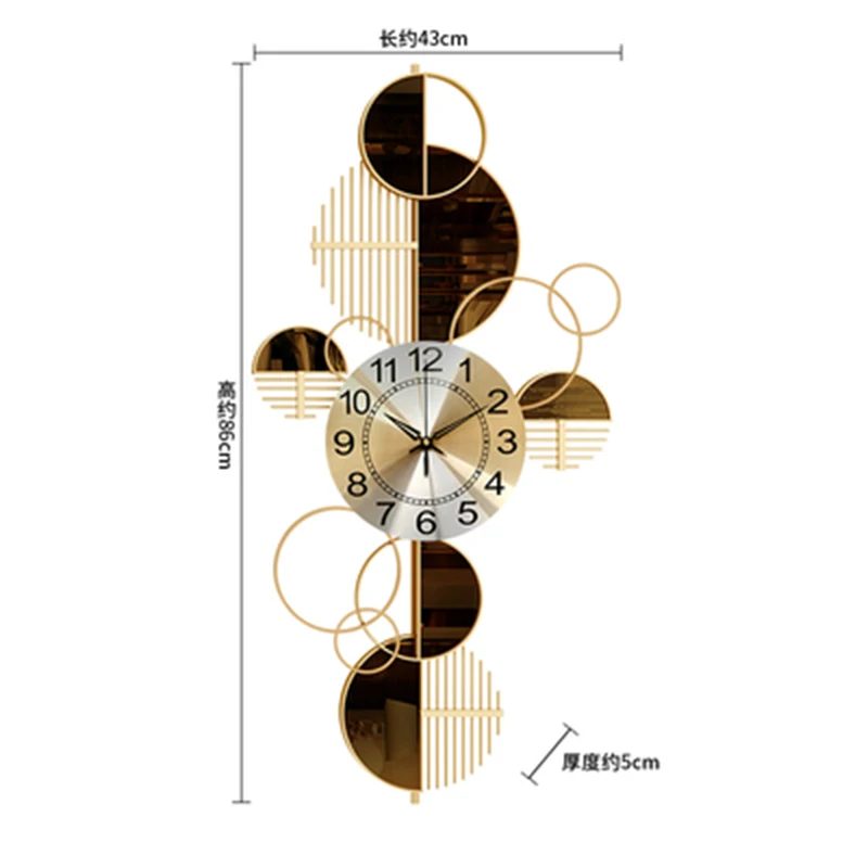 Modern Art Wall Clock Fashion Minimalist Customize Oversized Clock Design Nordic Living Room
Modern Art Wall Clock Fashion Minimalist Customize Oversized Clock Design Nordic Living Room