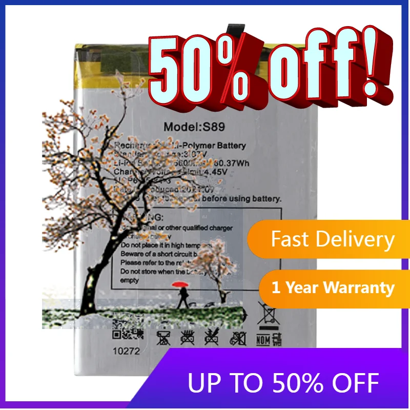 【Fast Delivery】S89 Battery 15600mAh for OUKITEL WP15 Long Standby Time High Capacity New Production Date for OUKITEL S89 Battery
【Fast Delivery】S89 Battery 15600mAh for OUKITEL WP15 Long Standby Time High Capacity New Production Date for OUKITEL S89 Battery